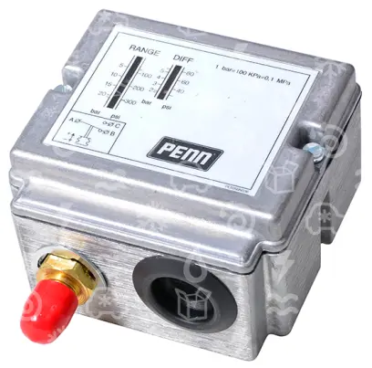 presostat Johnson Controls, vysokotlaký, P77AAA-9351, 3,5 - 21,0 , aut. reset 7/16